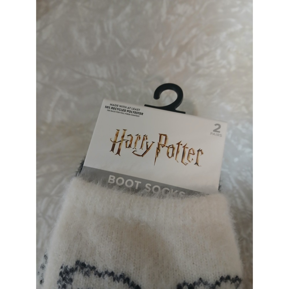 Harry Potter Soft Owl Lightning Socks 2pk - Picture 5 of 5
